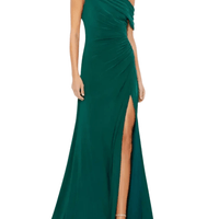 Foldover Off - the Shoulder Slit Gown by Mrs1000Dress - Rental Hong Kong