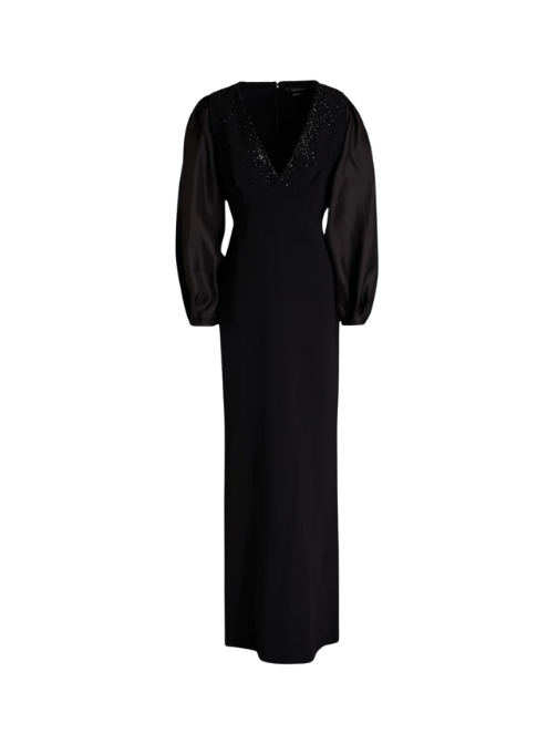 Gigi Embellished Crepe - Paneled Organza Gown by Sachin & Babi - Rental Hong Kong