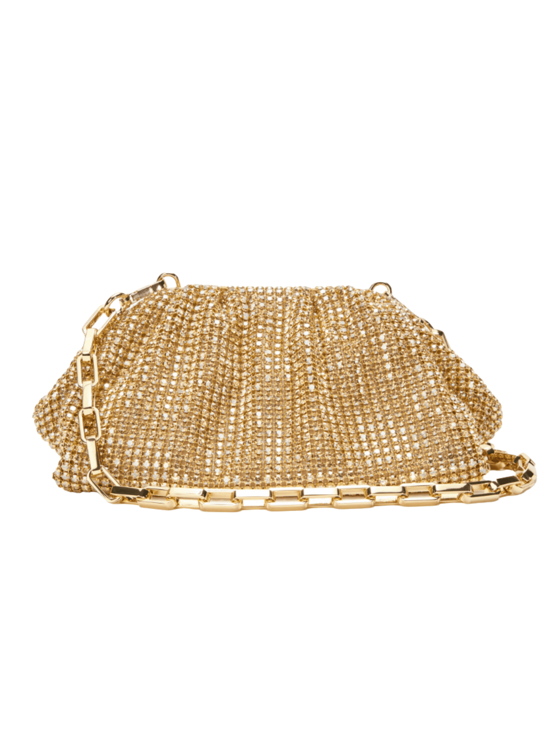 Gold Chainmail Clutch Bag by Self Portrait - Rental Hong Kong