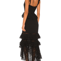 Haze Midi Dress Black by NBD - Rental Hong Kong