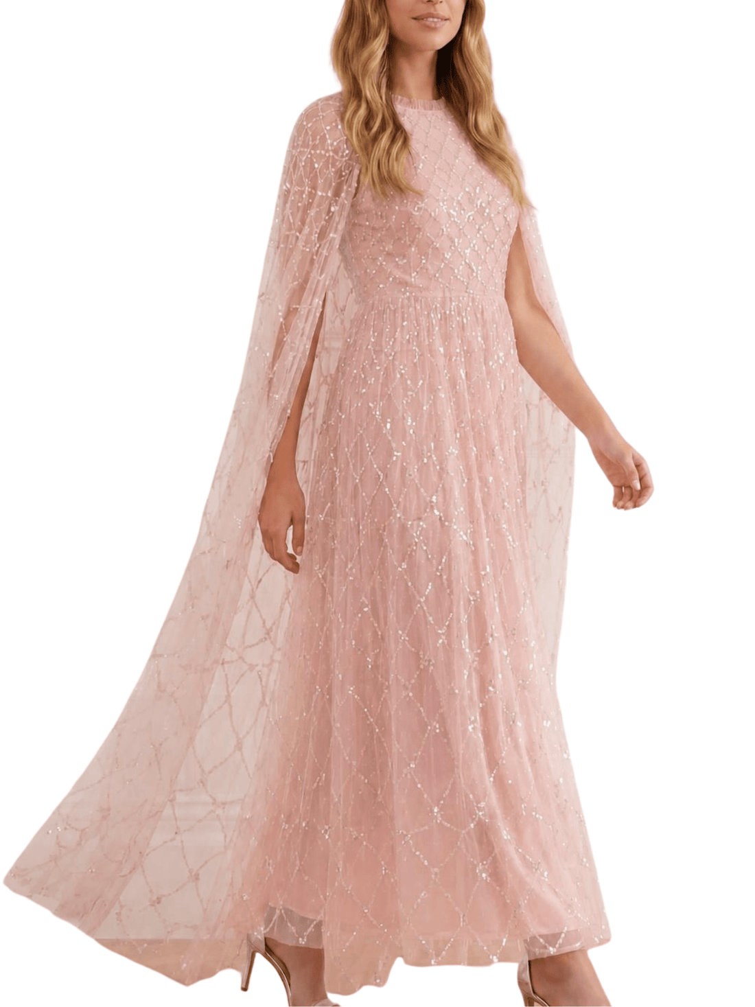 Heart Lattice Ankle Gown by Needle & Thread - Rental Hong Kong