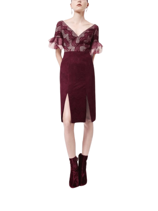 Hot Fuzz Dress Red by Three Floor - Rental Hong Kong