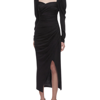Iris Midi Dress Black by Self Portrait - Rental Hong Kong
