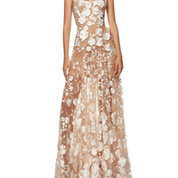 Jasmine Gown Beige by Bronx and Banco - Rental Hong Kong