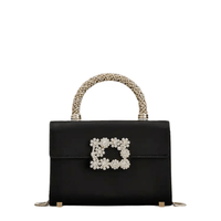 Jewel Efflorescence Mini Bag Black by Roger Vivier - Rental Hong Kong