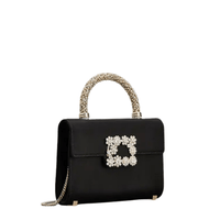 Jewel Efflorescence Mini Bag Black by Roger Vivier - Rental Hong Kong