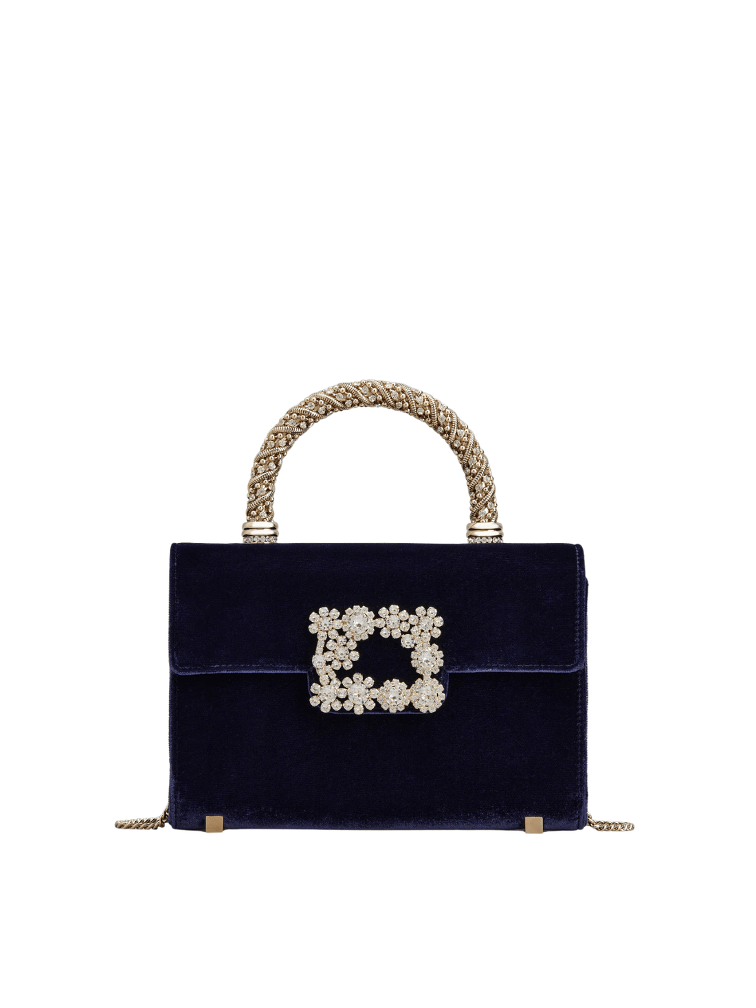 Jewel Efflorescence Mini Bag in velvet by Roger Vivier - Rental Hong Kong