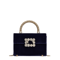 Jewel Efflorescence Mini Bag in velvet by Roger Vivier - Rental Hong Kong