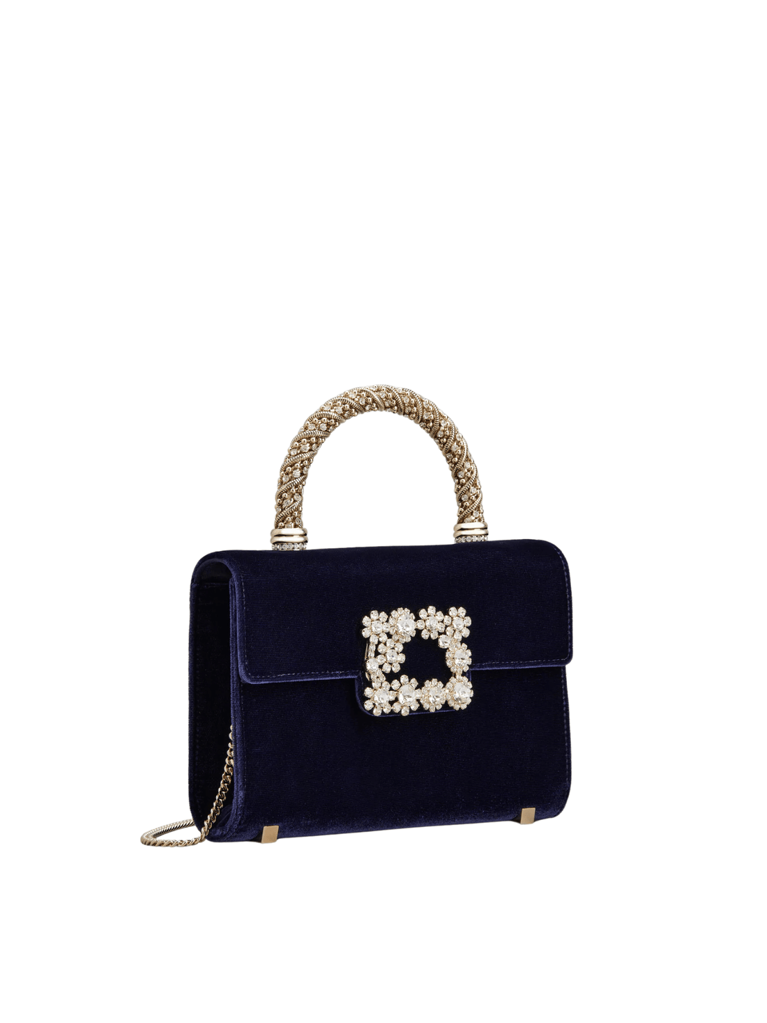 Jewel Efflorescence Mini Bag in velvet by Roger Vivier - Rental Hong Kong