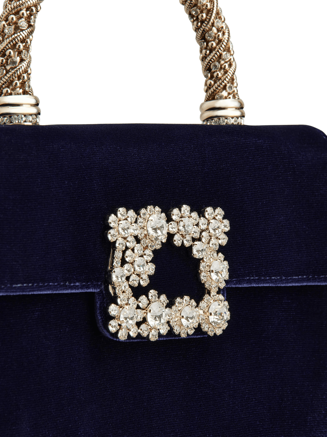 Jewel Efflorescence Mini Bag in velvet by Roger Vivier - Rental Hong Kong