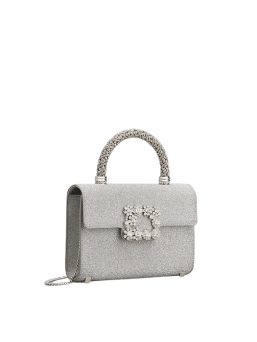 Jewel Efflorescence Mini Bag Silver by Roger Vivier - Rental Hong Kong