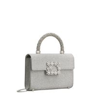 Jewel Efflorescence Mini Bag Silver by Roger Vivier - Rental Hong Kong