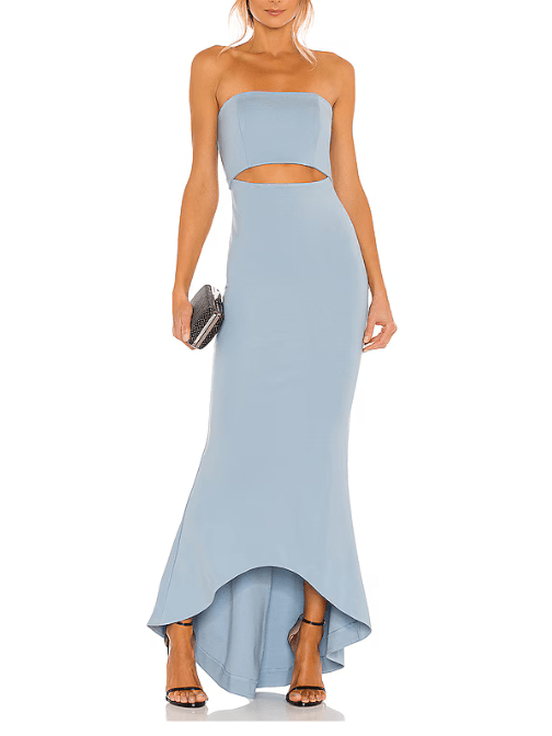 June Gown Blue by NBD - Rental Hong Kong