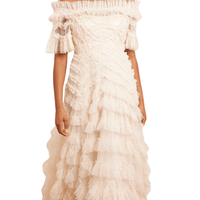 Lana Off - Shoulder Gown by Needle & Thread - Rental Hong Kong