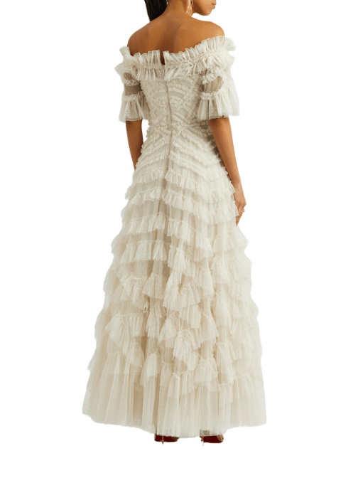 Lana Off - Shoulder Gown by Needle & Thread - Rental Hong Kong