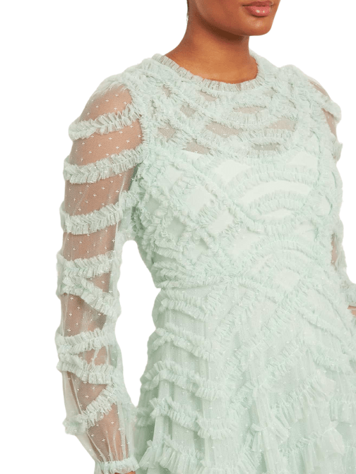 Lana Round Neck Gown by Needle & Thread - Rental Hong Kong