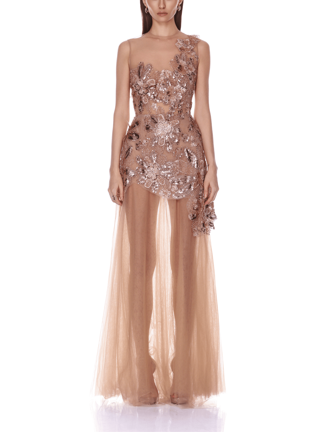 Layla Sequin Floral Maxi Dress by Bronx and Banco - Rental Hong Kong
