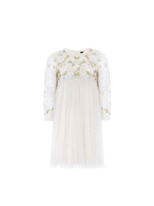Lena Bodice Kids Dress Champagne by Needle & Thread - Rental Hong Kong