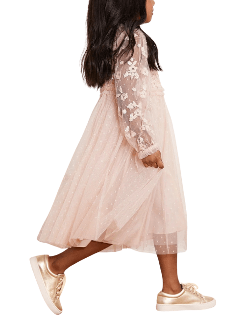 Lilybelle Long Sleeve Kids Dress Pink by Needle & Thread - Rental Hong Kong