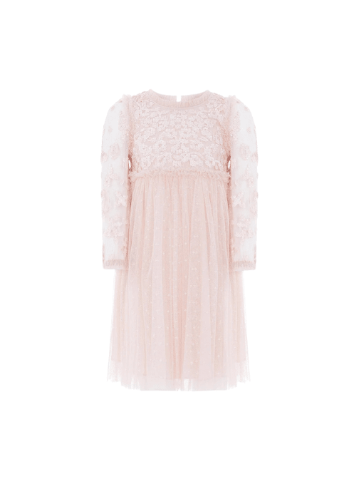 Lilybelle Long Sleeve Kids Dress Pink by Needle & Thread - Rental Hong Kong