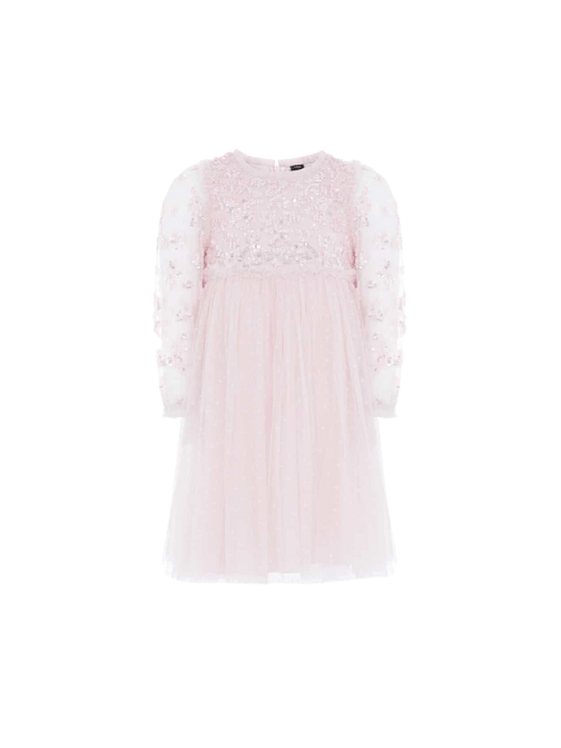 Lilybelle Long Sleeve Kids Dress Pink by Needle & Thread - Rental Hong Kong