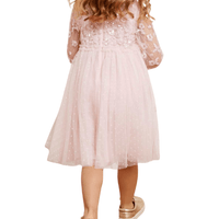 Lilybelle Long Sleeve Kids Dress Pink by Needle & Thread - Rental Hong Kong
