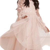 Lilybelle Long Sleeve Kids Dress Pink by Needle & Thread - Rental Hong Kong