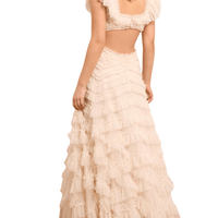 Lola Backless Gown Cream by Needle & Thread - Rental Hong Kong