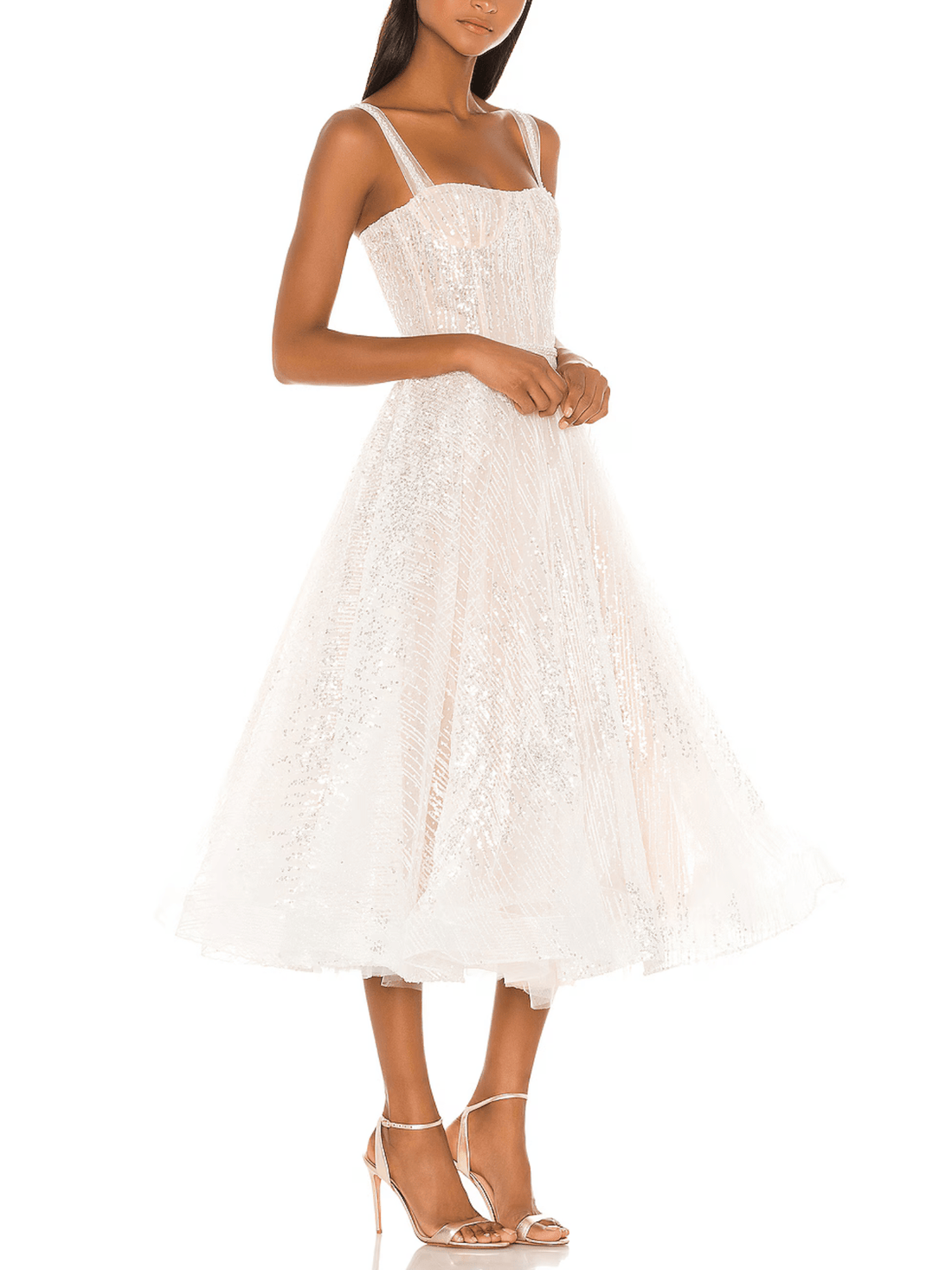 Mademoiselle Bridal Midi Dress by Bronx and Banco - Rental Hong Kong