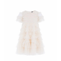 Marilla Ruffle Kids Dress Champagne by Needle & Thread - Rental Hong Kong