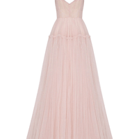 Misty Rose Tie - Straps Tulle Prom Dress by Milla - Rental Hong Kong