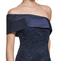 Off Shoulder Lace Mermaid Gown by ELIZA J - Rental Hong Kong