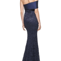 Off Shoulder Lace Mermaid Gown by ELIZA J - Rental Hong Kong