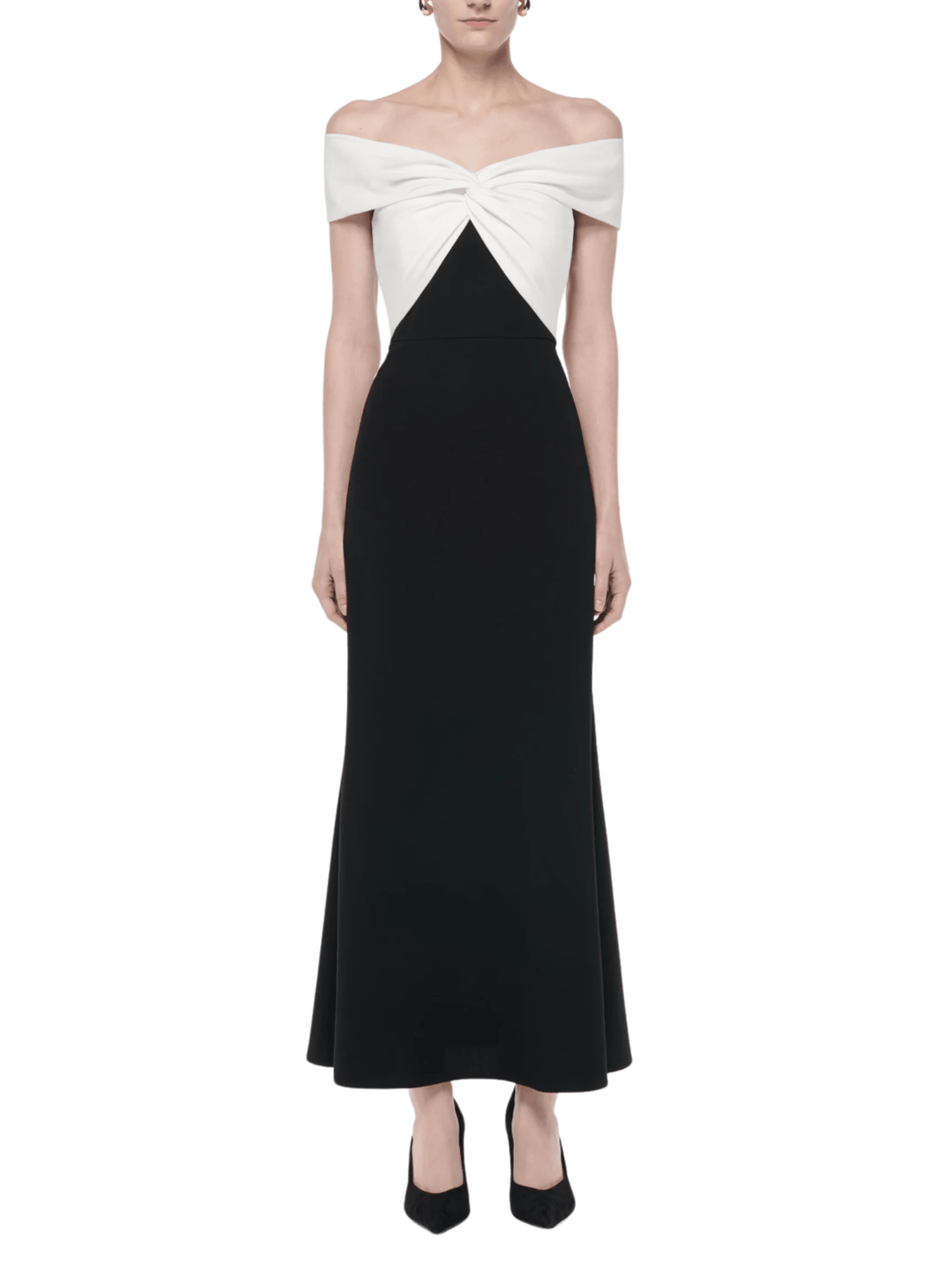 Off the Shoulder Light Cady Maxi Dress by Roland Mouret - Rental Hong Kong