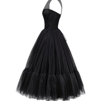 One - Shoulder Cocktail Tulle Dress Black by Milla - Rental Hong Kong