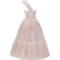 One - Shoulder Cocktail Tulle Dress Pink by Milla - Rental Hong Kong
