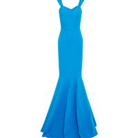 Orpheus Fluted Stretch - Cotton Cady Gown by Roland Mouret - Rental Hong Kong