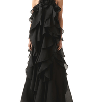 Pandorea Layered Maxi Dress Black by Aje - Rental Hong Kong