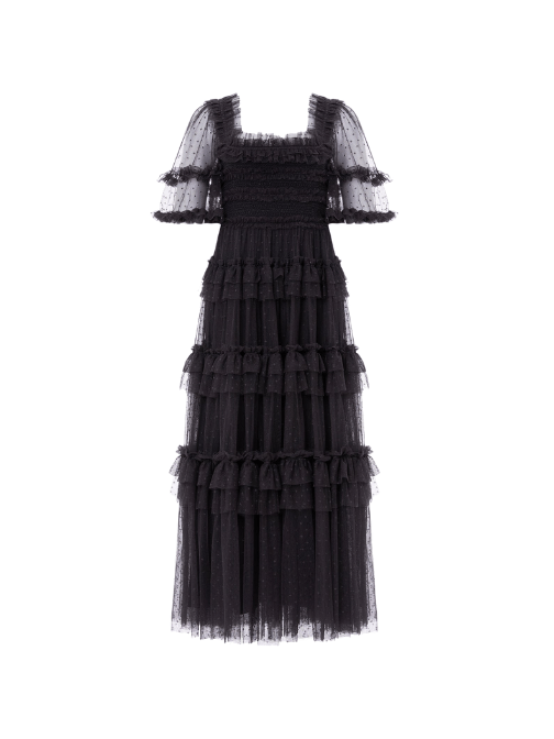 Peaches Smocked Ankle Gown by Needle & Thread - Rental Hong Kong