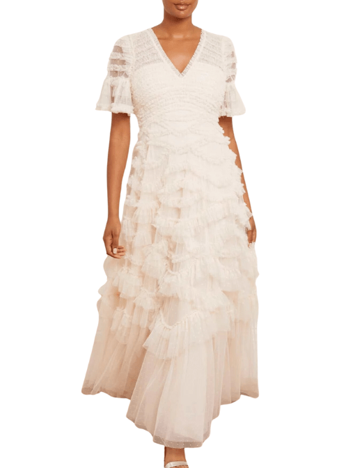 Phoenix V - Neck Gown by Needle & Thread - Rental Hong Kong