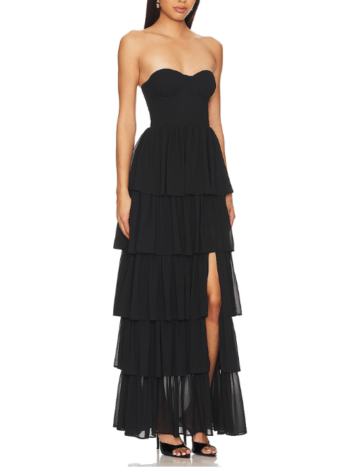 Rachel Cosette Gown Black by Lovers and Friends - Rental Hong Kong