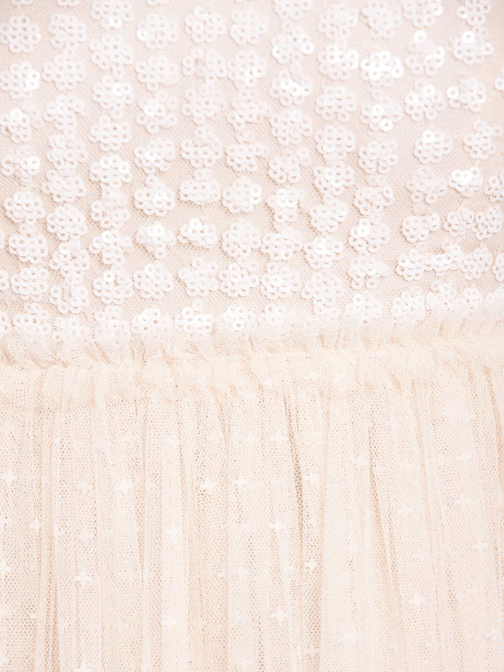 Raindrop Bodice One - Shoulder Ankle Gown by Needle & Thread - Rental Hong Kong