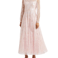 Raindrop Sequin - Embellished Tulle Gown by Needle & Thread - Rental Hong Kong