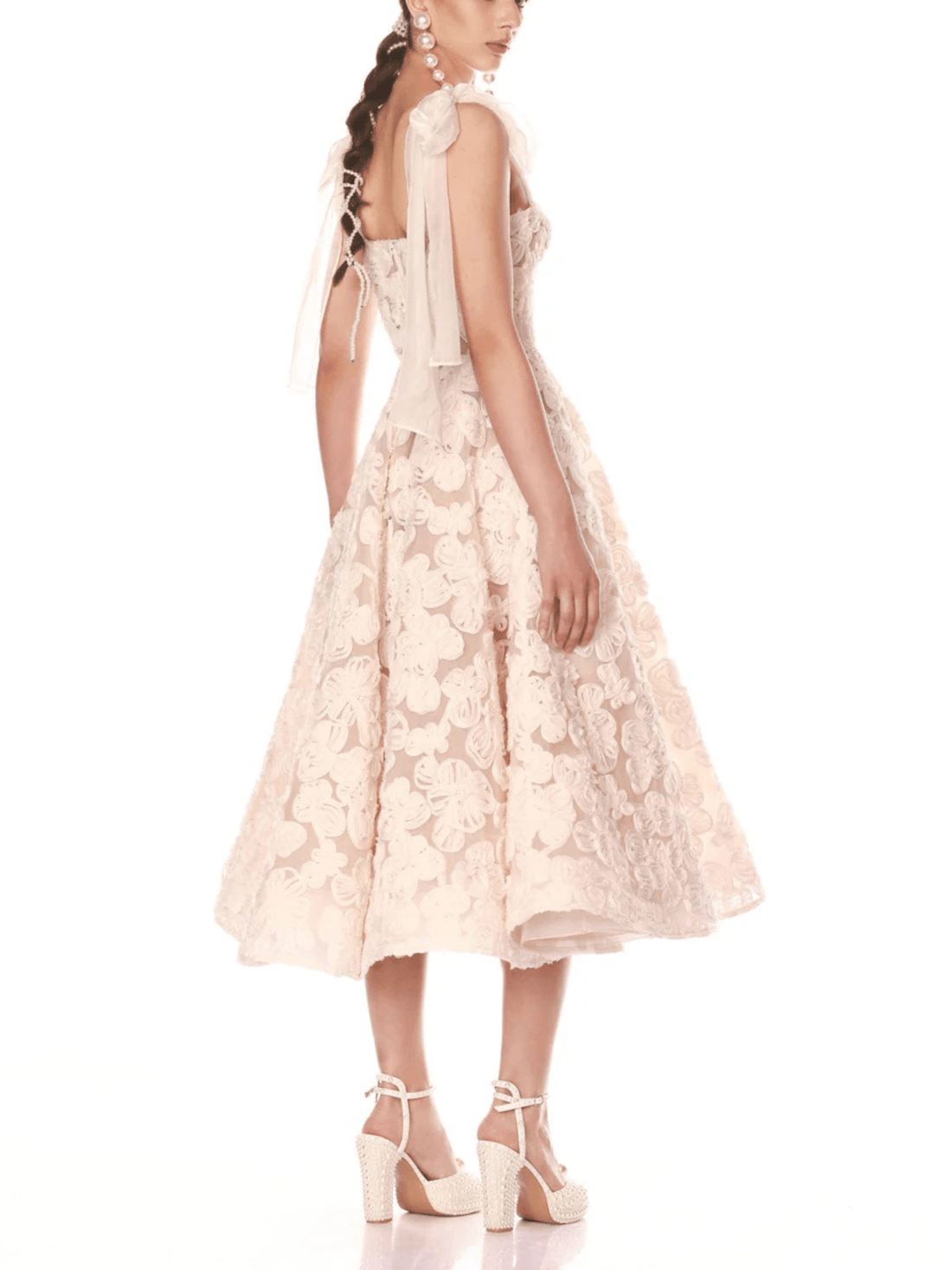 Sabrina White Midi Dress White by Bronx and Banco - Rental Hong Kong