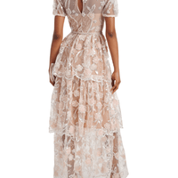 Sequin Flower Maxi Dress by Self Portrait - Rental Hong Kong