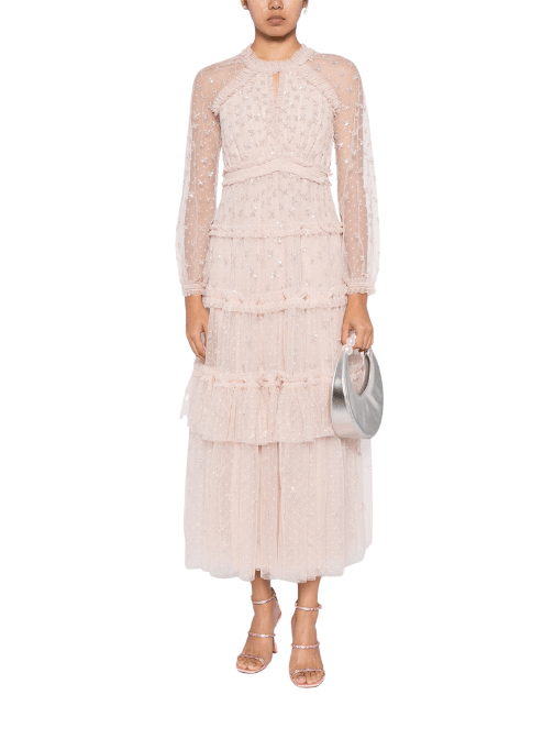 Sequin Kisses Ankle Gown by Needle & Thread - Rental Hong Kong