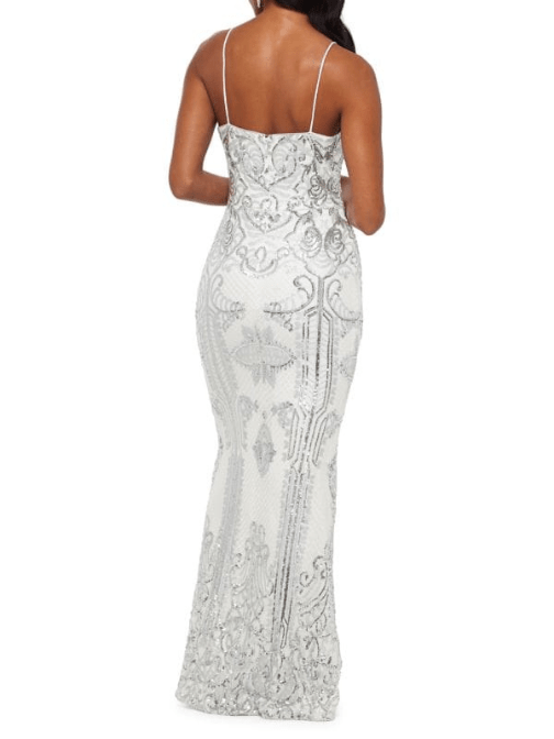 Sequin Mermaid Gown by Betsy and Adam - Rental Hong Kong