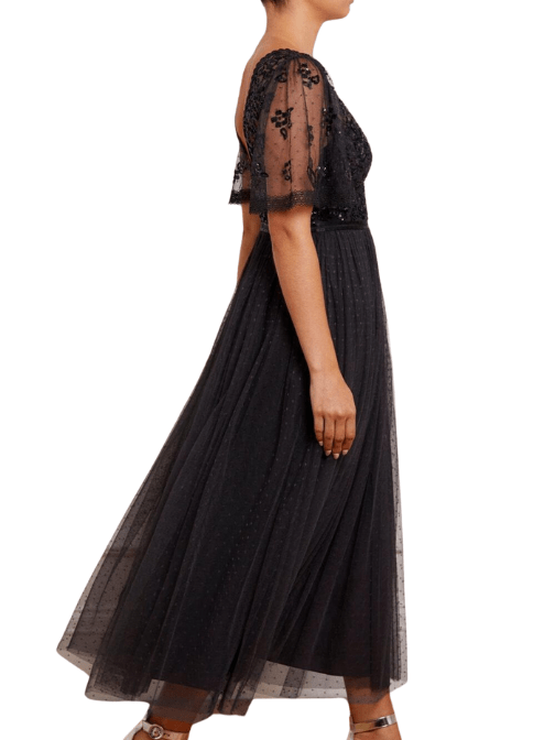 Shimmer Primrose Bodice Ankle Gown by Needle & Thread - Rental Hong Kong