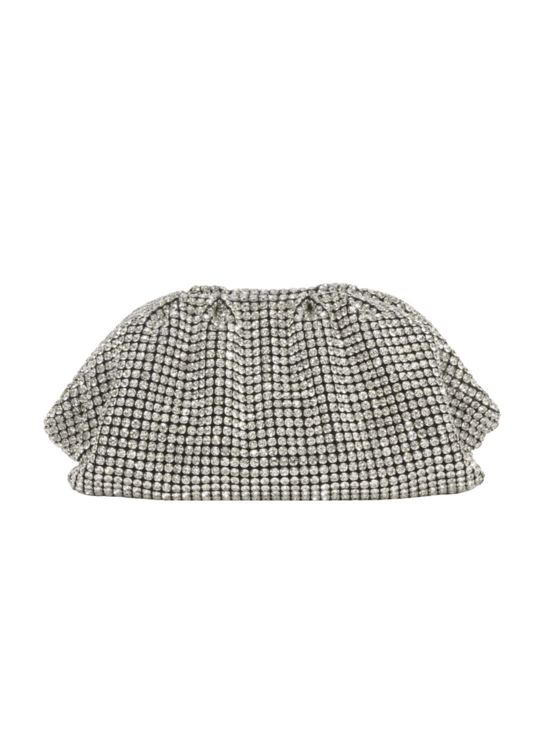 Silver Chainmail Clutch Bag by Self Portrait - Rental Hong Kong
