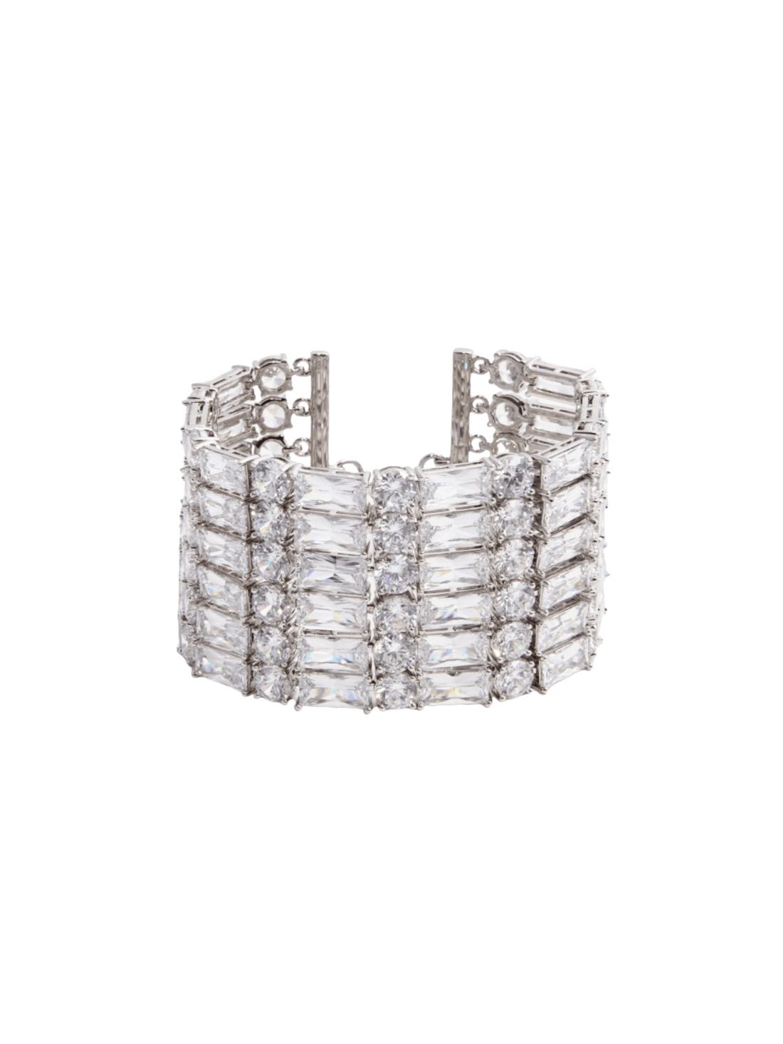 Silver Crystal Bracelet by Self Portrait - Rental Hong Kong